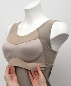 Wing カップ付きノースリーブ　【シンクロブラトップ　リブタイプ】　ラクしてきれいなシルエット　ウイング／ワコール　ET1171