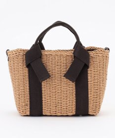 LA BAGAGERIE 【MONICA】リボンハンドル2WAYかごバッグ