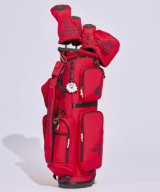 PW CIRCULUS 【UNISEX】デタッチャブル キャディバッグ シボ感のあるナイロンワッシャー素材