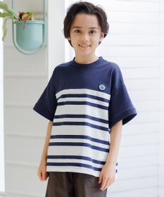 J.PRESS KIDS 【140-170cm】 ボーダービックシルエットＴシャツ
