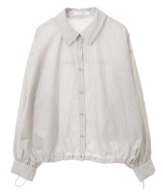 Green Parks イージーケア裾ドロストシャツ