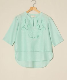 ONWARD Reuse Park セット商品/サイズL【UNFILO】ニット春夏×【自由区】ブラウス春夏