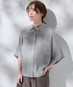 ANY 【手洗い可】コットンリネンブラウス