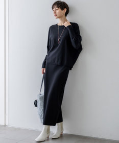 23区 【洗える/吊り干しOK】ヴィスコースストレッチ ドルマンスリーブ ニット