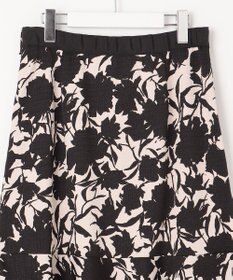 自由区 【Premium Collection】シャドウフラワープリント スカート