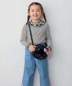 ANY KIDS 襟リボンカットソー