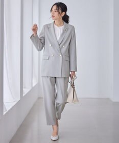 ANY L イージーケアライトストレッチダブルテーラードジャケット