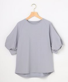 組曲 【先行予約】プレーティング天竺 バルーンスリーブカットソー