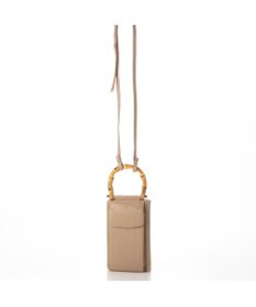 UNBILLION perche バンブーハンドルゴートモバイルウォレットショルダー