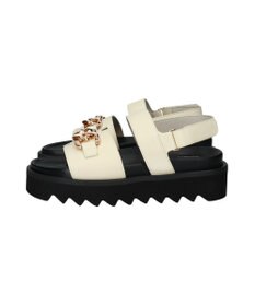 Bridget Birkin 【PARADIS COULEUR】メタルチェーン厚底フットベッドサンダル