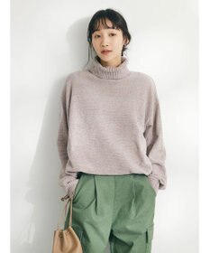 CRAFT STANDARD BOUTIQUE 洗えるコードモールタートルネックプルオーバー
