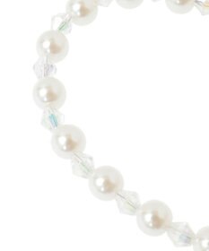 Maison de FLEUR リボンレオパードパールストラップ