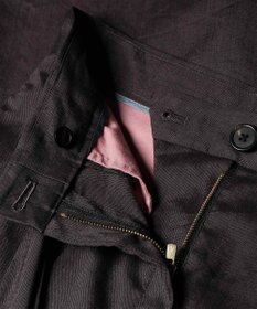 Paul Smith レーヨンリネン コクーンシルエット タックパンツ