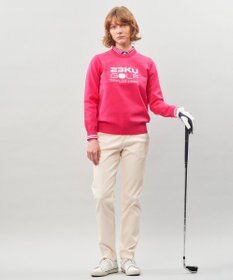 23区GOLF 【WOMEN】【UVケア/吸水速乾】ギンガムチェックロゴ 長袖シャツ