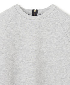 UNFILO L 【野呂佳代さん着用】BEAUTY FORM JERSEY バックZIPプルオーバー