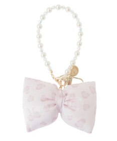 Maison de FLEUR リボンレオパードパールストラップ