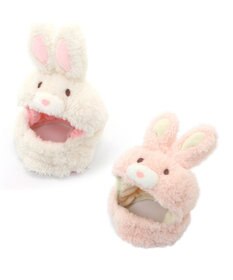 PET PARADISE 犬服 卯 犬 猫 帽子 ウサギ 【小型犬】 ピンク ホワイト