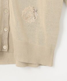 自由区 S 【カタログ掲載・洗える】エンブレムニット カーディガン