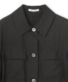 BEIGE， 【洗える】AMARYLLIS / ウエストベルトシアーサファリジャケット