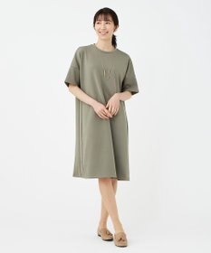 KASHIYAMA 【抗菌繊維】スタイリッシュジャージー オーバーサイズドレス
