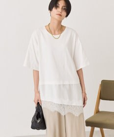 AMERICAN HOLIC レースドッキングＴシャツ