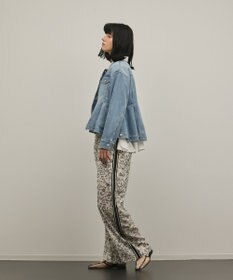 GRACE CONTINENTAL ペプラムデニムジャケット