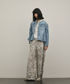 GRACE CONTINENTAL ペプラムデニムジャケット