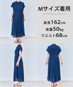 UNFILO 【WEB限定カラー】ヴィンテージシアー ギャザーワンピース