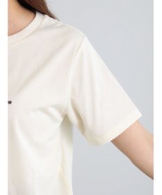 Te chichi フロッキープリントロゴTシャツ