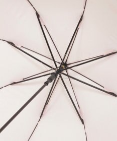 MOONBAT 【耐風傘/ジャンプ傘】ランバン オン ブルー (LANVIN en Bleu) リボン 花柄 長傘 サテンプリント