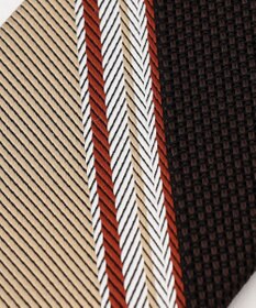 J.PRESS MEN 【JAPANESE SILK FRESCO TIE COLLECTION】マルチストライプ ネクタイ