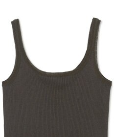 BEIGE， 【BEIGE,ecru/WEB限定・洗える】RIB TOPS /  コットンシルクリブキャミソール