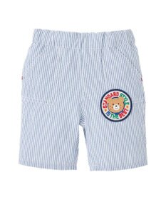 MIKI HOUSE HOT BISCUITS 【80-120cm】 ワッペン 6分丈 ハーフパンツ
