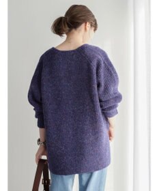 AMERICAN HOLIC ミックスヤーンカフタンニットプルオーバー