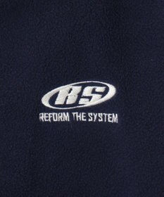 WEGO ハーフジップフリースショートプルオーバー