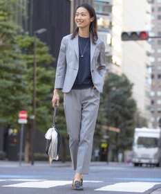 J.PRESS LADIES L 【WEB限定・洗える】Vis/Peスパーク ラメ配色 ニット