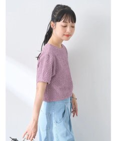 earth music&ecology ホイップ風ジャガードプルオーバー