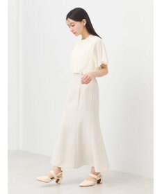 earth music&ecology マジョリカプリーツ半袖ブラウス