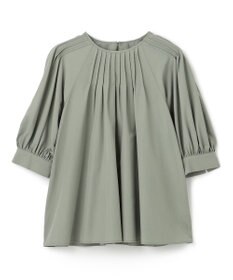 UNFILO イージーケア ピンタックブラウス