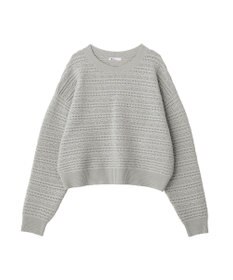 CRAFT STANDARD BOUTIQUE レースボーダーニットプルオーバー