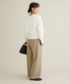 CRAFT STANDARD BOUTIQUE レースボーダーニットプルオーバー