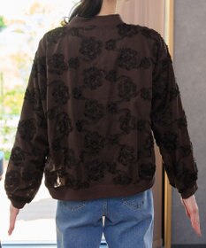 Tiaclasse 立体フラワーレースブルゾン