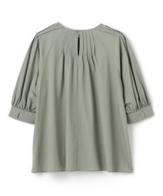 UNFILO イージーケア ピンタックブラウス