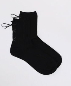 WEGO レースアップバックリボンソックス