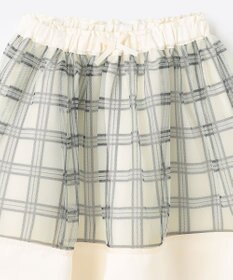 組曲 KIDS 【110-140㎝】ノエルチェック チュールスカート