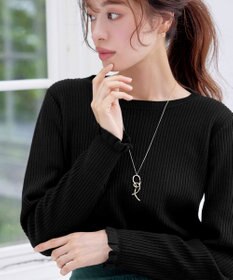 Tiaclasse 【安田美沙子さん着用・選べる2type・洗える】 フリルニットトップス