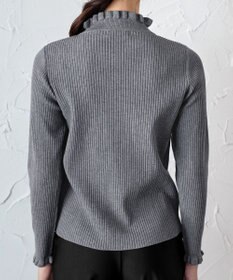 Tiaclasse 【安田美沙子さん着用・選べる2type・洗える】 フリルニットトップス