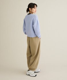 CRAFT STANDARD BOUTIQUE レースボーダーニットプルオーバー