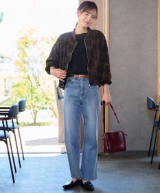 Tiaclasse 立体フラワーレースブルゾン