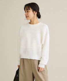 CRAFT STANDARD BOUTIQUE レースボーダーニットプルオーバー